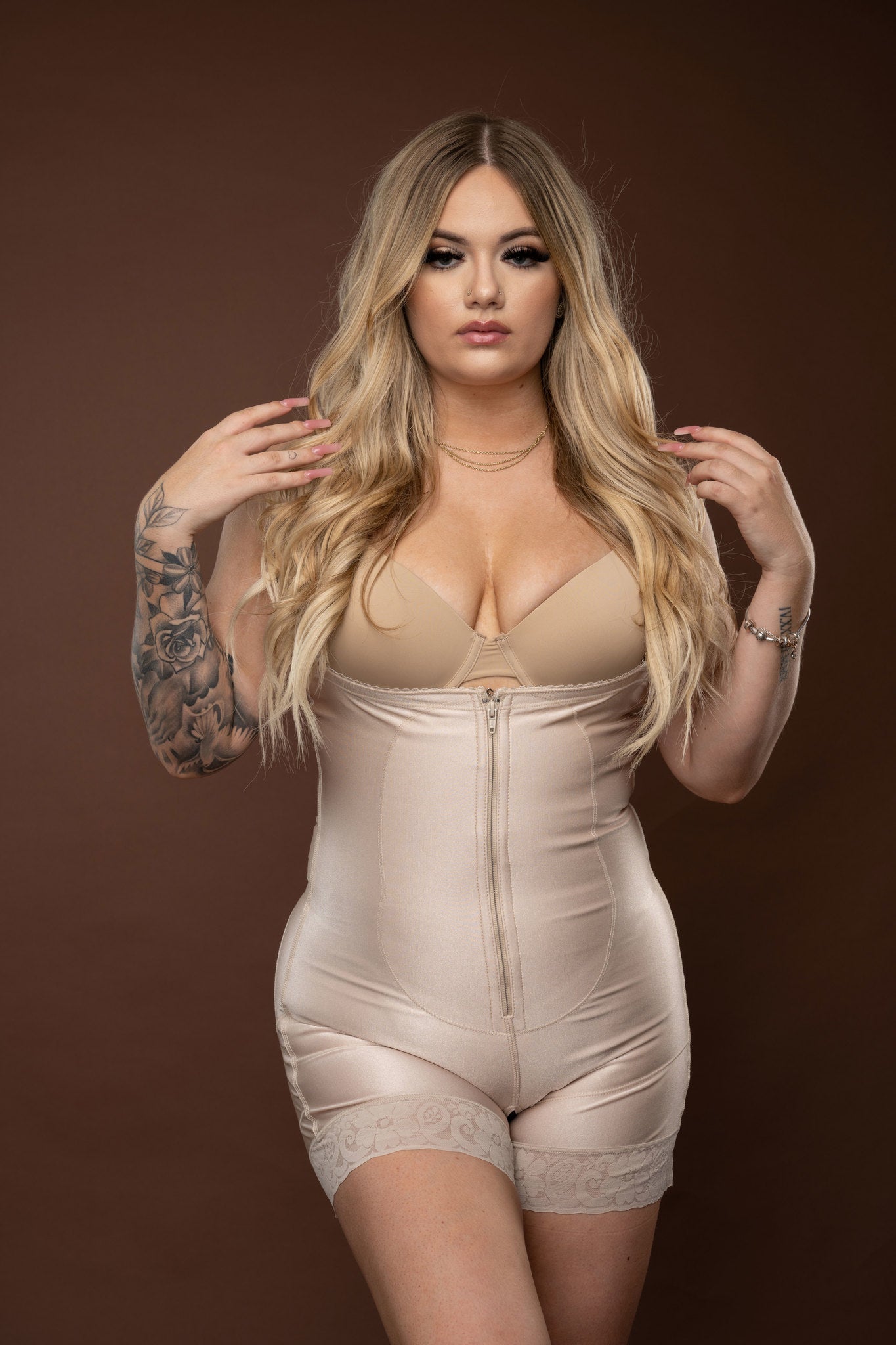 Stage 2 Faja with mesh booty for liposuction and BBL at Elias Recovery