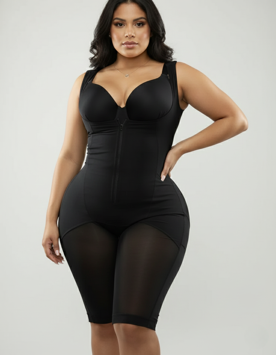 High Compression Knee-Length Faja | Stage 2 Post-Op & Body Sculptor