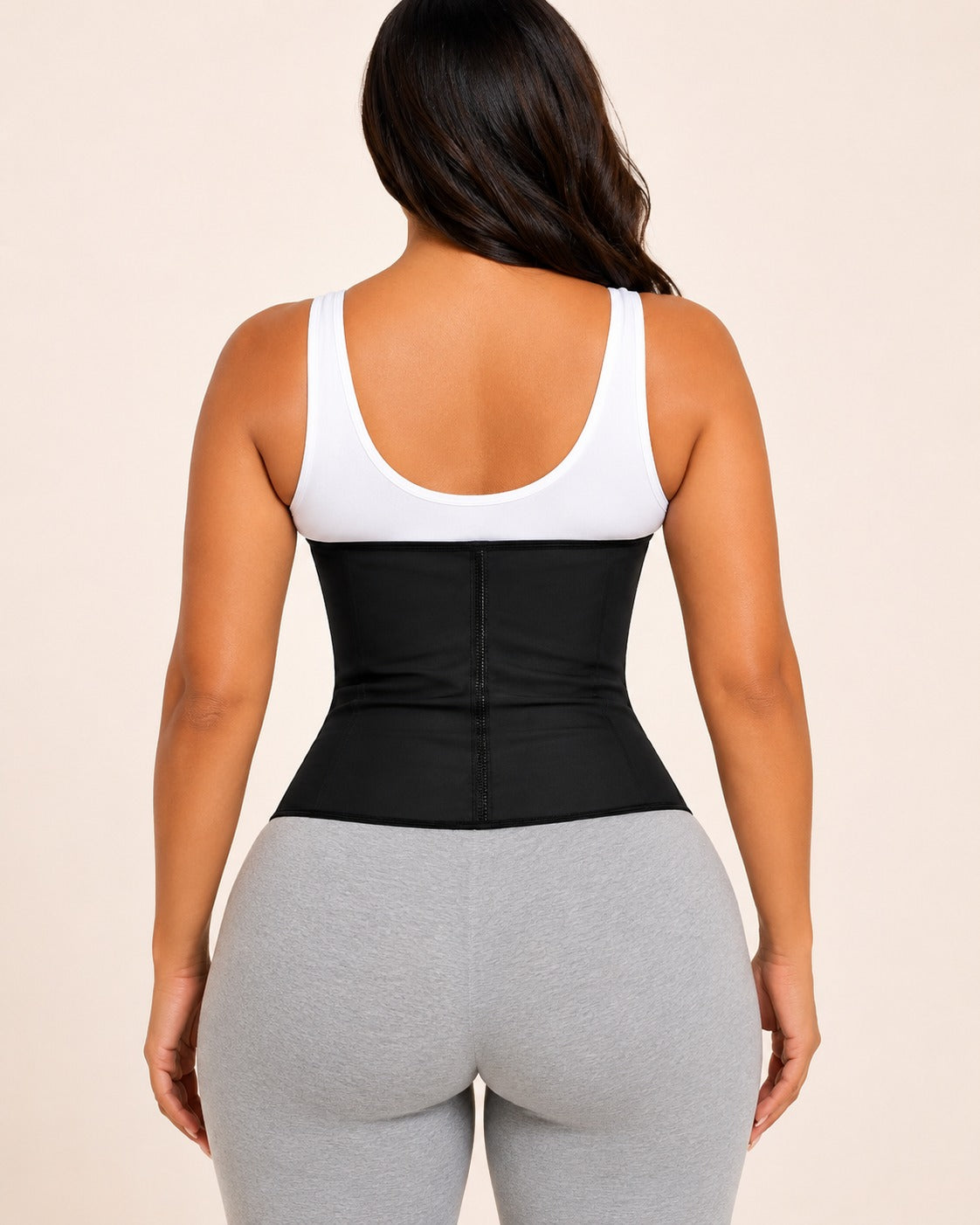 Zippered Latex Waist Trainer | 3-Row Hook Stage 2 & 3 Workout Shaper