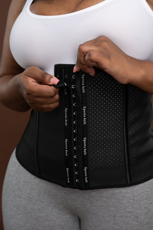 Steel bone waist trainer for working out and body contouring
